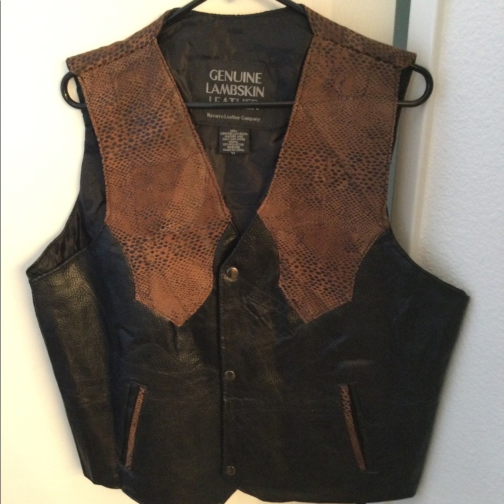 Navarre Leather XL vest